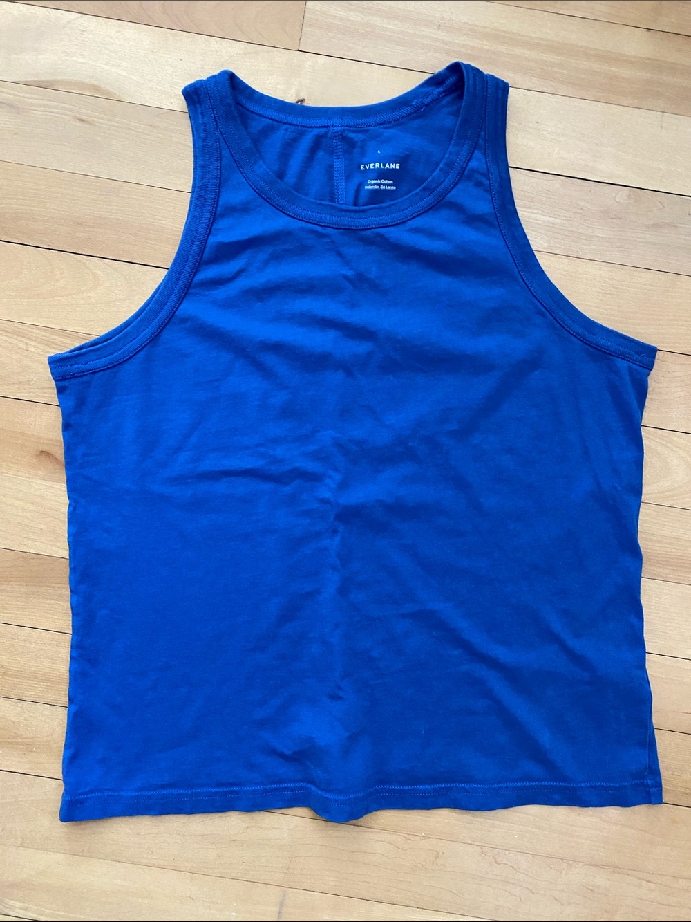Everlane Cobalt Blue The Tank in Essential Cotton